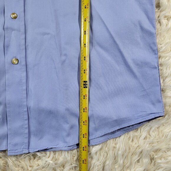 Burberry London Button Down Long Sleeve Blue Shirt - Size M - Picture 10 of 16